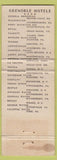 Matchbook Cover - Hotel Portsmouth VA