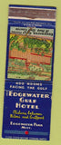 Matchbook Cover - Edgewater Gulf Hotel Edgewater Park MS