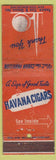 Matchbook Cover - Havana Cigars 1939 New York World's Fair WEAR Cuban