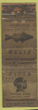 Matchbook Cover - Fitt's Restaurant Salem OR POOR