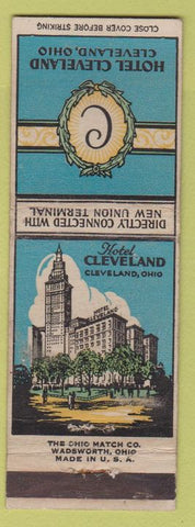 Matchbook Cover - Hotel Cleveland OH