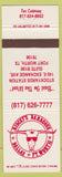 Matchbook Cover - Riscky's BBQ Fort Worth Dallas TX