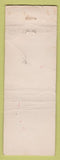 Matchbook Cover - Wheelan Funeral Home POOR