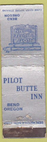 Matchbook Cover - Pilot Butte Inn Bend OR WORN CREASES
