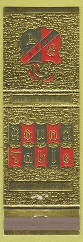 Matchbook Cover - Round Table  Restaurant Collinsville IL