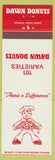 Matchbook Cover - Dawn Donuts