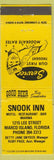 Matchbook Cover - Snook Inn Marco Island FL
