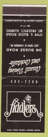 Matchbook Cover - Fiddlers Restaurant Mount Prospect IL