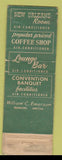 Matchbook Cover - Mark Twain Hotel WORN Elmira NY