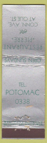 Matchbook Cover - Restaurant Pierre Washington DC