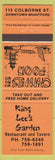 Matchbook Cover - King Lee's Garden Brantford ON