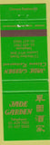 Matchbook Cover - Jade Garden Chinese Restaurant London UK