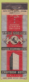 Matchbook Cover - Croydon Hotel Chicago IL WORN