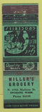Matchbook Cover - Miller's Grocery Spokane WA