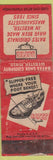 Matchbook Cover - Bates Shoe Co Webster MA WORN