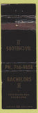 Matchbook Cover - Bachelors II Kaukauna WI WORN