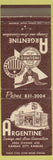 Matchbook Cover - Argentine Savings Loan Kansas City MO