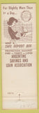 Matchbook Cover - Argentine Savings Loan Kansas City MO