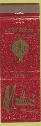 Matchbook Cover - Arthur's Four Seasons Minneapolis MN