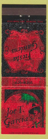 Matchbook Cover - Joe T Garcia Restaurant Fort Worth TX