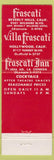 Matchbook Cover - Villa Frascati Beverly Hills Hollywood CA
