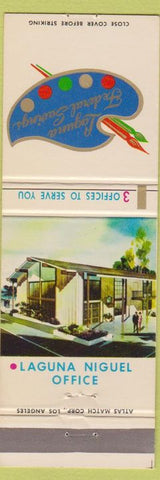 Matchbook Cover - Laguna Federal Savings Laguna Beach San Clemente CA