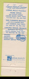 Matchbook Cover - Laguna Federal Savings Laguna Beach San Clemente CA