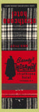 Matchbook Cover - Strathcona Hotel Victoria BC