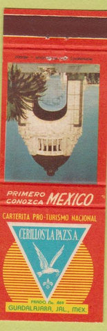 Matchbook Cover - Cerillos La Paz Guadalajara Mexico