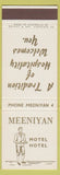 Matchbook Cover - Meeniyan Motel Australia SAMPLE