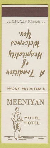 Matchbook Cover - Meeniyan Motel Australia SAMPLE