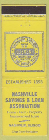 Matchbook Cover - Nashville Savings Loan IL