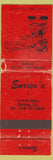 Matchbook Cover - Enrico's Pizza Bishop CA WEAR
