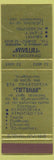 Matchbook Cover - Greek? Melbourne Australia SAMPLE