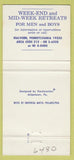 Matchbook Cover - St Joseph's in the Hills Malvern PA 30 Strike