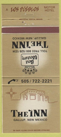 Matchbook Cover - Best Western The Inn Gallup NM 30 Strike