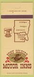 Matchbook Cover - Pony Soldier Motor Inns Albany Medford La Grande OR 30 Strike
