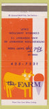 Matchbook Cover - The Farm Red Top Dairy Cordelia Junction CA 30 Strike