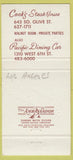 Matchbook Cover - Wes Idol's Cook's Steak House Los Angeles CA 30 Strike