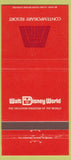 Matchbook Cover - Contemporary Resort Walt Disney World 30 Strike