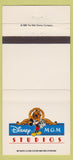 Matchbook Cover - Disney MGM Studios Mickey Mouse 30 Strike