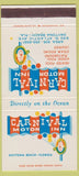 Matchbook Cover - Carnival Motor Inn Daytona Beach FL 30 Strike