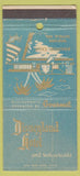 Matchbook Cover - Disneyland Hotel Anaheim CA blue 30 Strike
