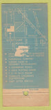 Matchbook Cover - Disneyland Hotel Anaheim CA blue 30 Strike