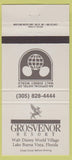 Matchbook Cover - Grosvenor Resort Walt Disney World 30 Strike