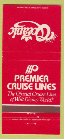 Matchbook Cover - Star Ship Oceanic Walt Disney World Cruises 30 Strike