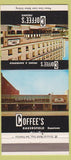 Matchbook Cover - Coffee's Fresno CA Bakersfield Clothes 30 Strike