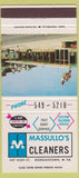 Matchbook Cover - Massullo's Cleaners Morgantown WV 30 Strike