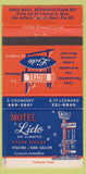 Matchbook Cover - Motel Lido Ville de St Leonard QC 30 Strike
