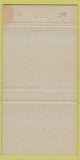 Matchbook Cover - President Motor Hotel Sudbury ON 30 Strike